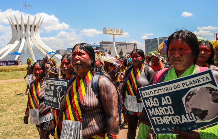 Mendes pede retomada do julgamento virtual do marco temporal